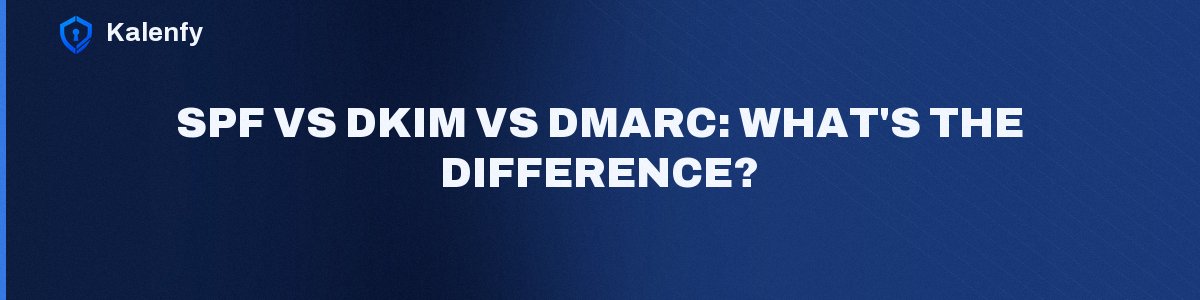 SPF vs DKIM vs DMARC: What's the Difference?